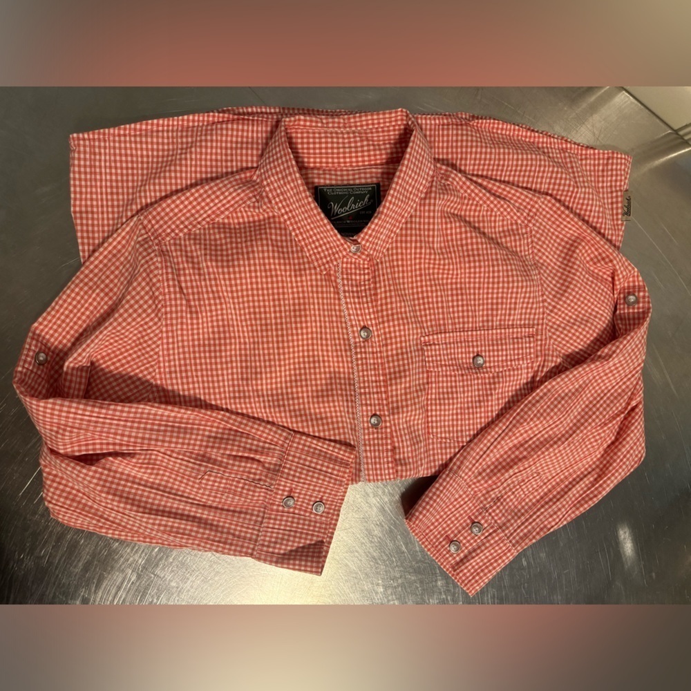 Woolrich - gingham button down shirt - Picture 10 of 13